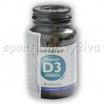 Viridian Vitamin D3 2000 IU 60 kapslí – Hledejceny.cz
