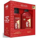 Revlon Professional Uniq One Celebration šampon 230 ml + bezoplachová péče 150 ml dárková sada – Hledejceny.cz