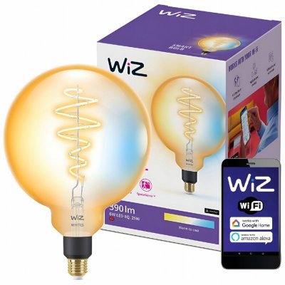 WiZ 871869978683001 LED EEK2021 G A G E27 6 W = 25 W ovládání přes mobilní aplikaci 1 ks – Hledejceny.cz