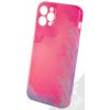 Pouzdro a kryt na mobilní telefon Apple Pouzdro 1Mcz Trendy Olejomalba Skinny TPU Apple iPhone 12 Pro růžová fialové