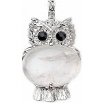 Nefertitis Křišťál třpytivý fashion přívěsek v podobě sovy NF6548 – Hledejceny.cz
