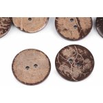 Knoflík kokos 30mm – Zboží Dáma