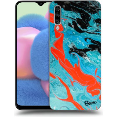 Pouzdro Picasee silikonové Samsung Galaxy A30s A307F - Blue Magma černé – Zboží Mobilmania