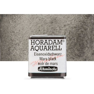 Schmincke Horadam akvarelové barvy v poloviční pánvičce 791 Mars black – Hledejceny.cz