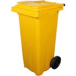 TAVOBAL plastová popelnice 120 l žlutá – Zboží Mobilmania