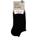 Krátké dámské bio ponožky GREEN ECOSMART IN-SHOE SOCKS Krátké ponožky z bio bavlny černá – Hledejceny.cz