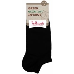 Krátké dámské bio ponožky GREEN ECOSMART IN-SHOE SOCKS Krátké ponožky z bio bavlny černá