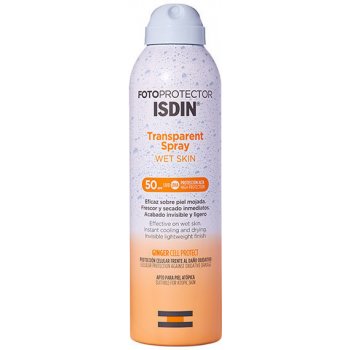 ISDIN Transparent Spray Wet Skin opalovací spray SPF50 250 ml