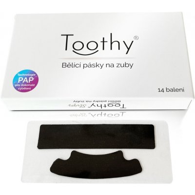 Toothy Strips bělicí zubní pásky 14 ks – Zbozi.Blesk.cz