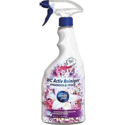 Ambi Pur WC čistič White Flower s roztřikovačem 750 ml – Zboží Dáma