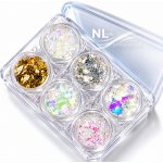 NL nails professional FLAKES SET FOIL MIRROR – Hledejceny.cz