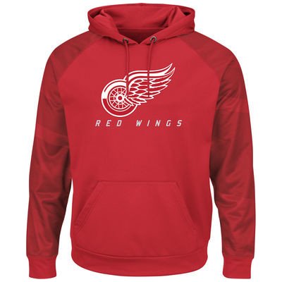 Detroit Red Wings Majestic Penalty Shot Therma Base Hoodie