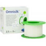 Omnisilk náplast bílé hedvábí 2,5 cm x 5 m 1 ks – Zboží Dáma