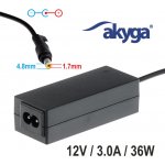 Akyga AK-ND-49 12V/3A 36W 4.8x1.7mm konektor - neoriginální – Zbozi.Blesk.cz