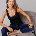 Košilka s krajkou macramé, sada 2 ks černá – Sleviste.cz