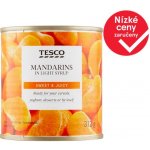 Tesco Mandarinky ve sladkém nálevu 312 g
