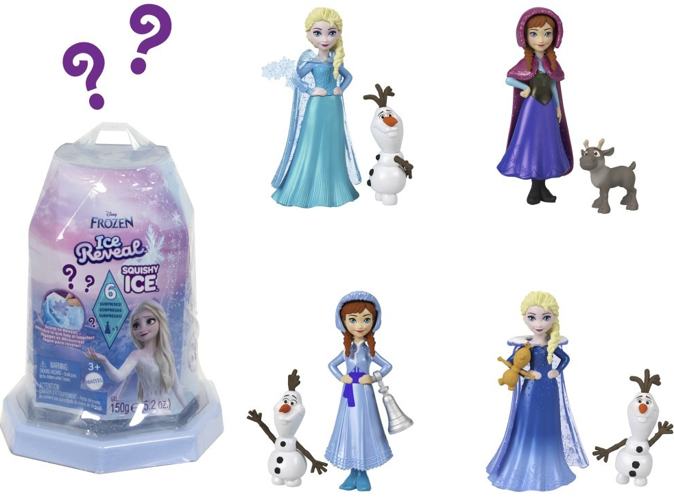 Mattel Disney Ledové království snow reveal malá ledová
