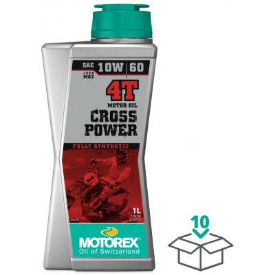 Motorex Cross Power 4T 10W-60 1 l – Hledejceny.cz