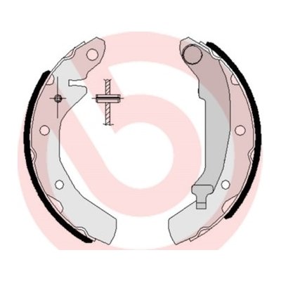 Sada brzdových čelistí BREMBO S 15 501 – Zboží Mobilmania
