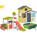 Smoby Set domeček Přátel s hracím centrem Friends House Evo Playhouse s pískovištěm – Hledejceny.cz