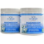 FitSport Nutrition 2x Magnesium Malate + Vitamin B6 360 vege kapslí – Hledejceny.cz