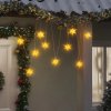 Vánoční osvětlení Prolenta Maison Exclusive Svítící vánoční hvězdy s LED 10 ks žluté 10 cm