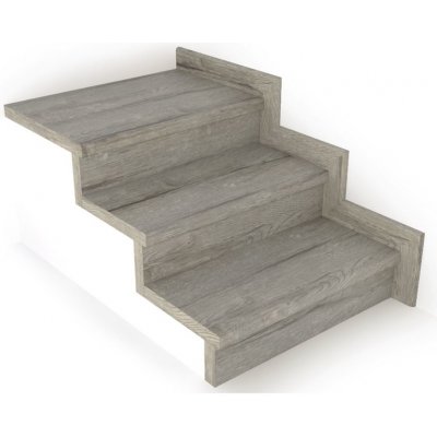 TopStep FLEX Schodový nášlap 500x1200x11 mm Dub šedý – Zbozi.Blesk.cz