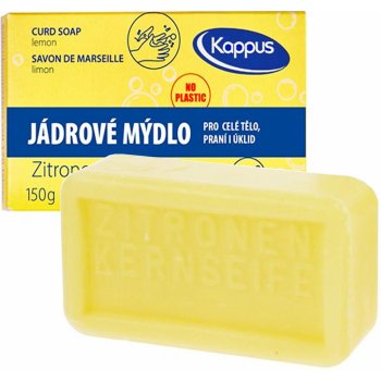 Kappus Kernseife Zitrone čerstvý citron jádrové mýdlo 150 g od 28 Kč -  Heureka.cz