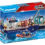 Playmobil 70769 velká kontejnerová loď s celní lodí – Zboží Dáma