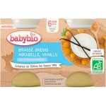 Babybio Brassé z ovčího mléka mirabelky vanilka 2 x 130 g – Hledejceny.cz