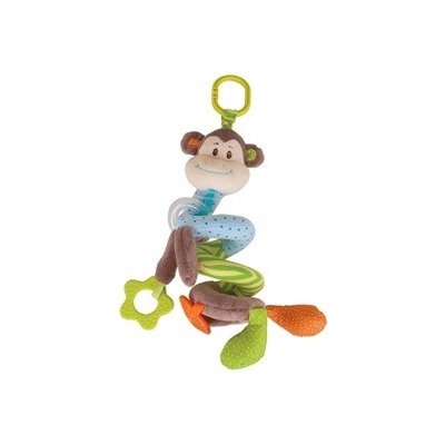 Bigjigs Toys textilní postavička Spirála opička