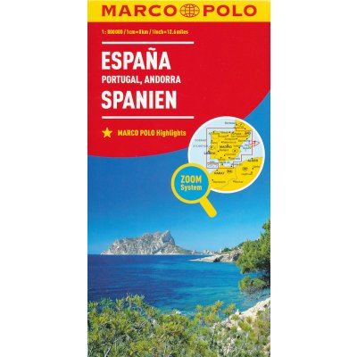 MARCO POLO Karte Länderkarte Spanien Portugal 1:800 000 – Zboží Mobilmania