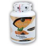 Golden Nature Kurkumin 95% + Piperin 100 kapslí – Hledejceny.cz