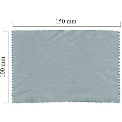Blick-Punkt Hadřík na brýle z mikrovlákna jednobarevný šedý 100 x 150 mm 1 ks – Sleviste.cz