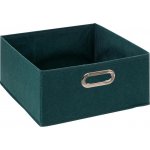5Five Textilní úložný box 15 × 31 cm zelený – Zboží Dáma