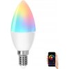 Žárovka Aigostar B.V. LED RGBW Stmívatelná žárovka C37 E14/6,5W/230V 2700-6500K Wi-Fi