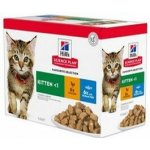 Hill's Science Plan Kitten mix kuře ryba 12 x 85 g – Hledejceny.cz