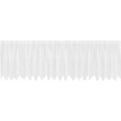 Záclona s záclonami Bílá 100 x 500 cm Polyester – Hledejceny.cz