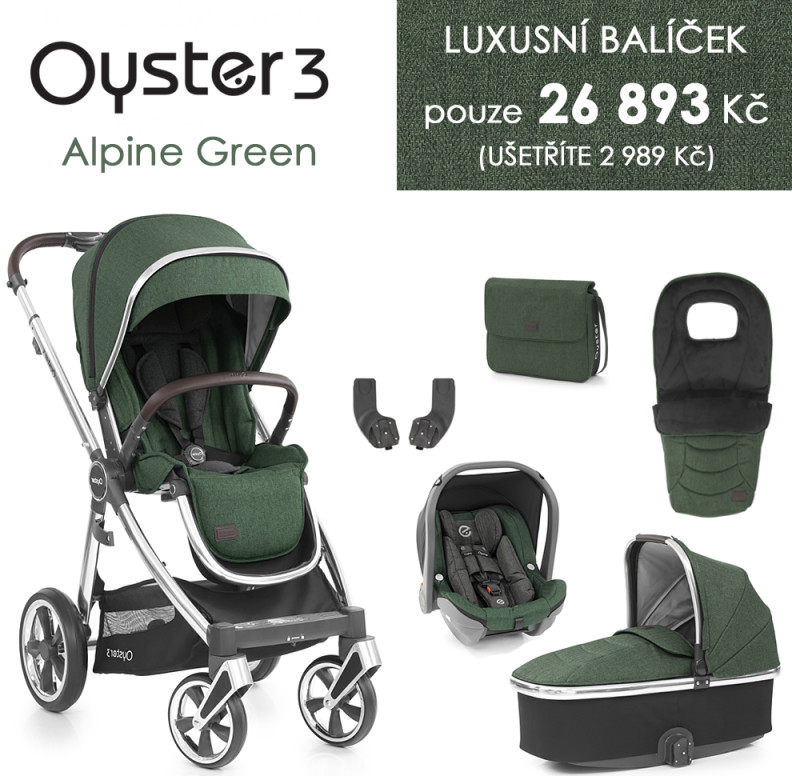BabyStyle Oyster 3 set 6v1 alpine green 2021