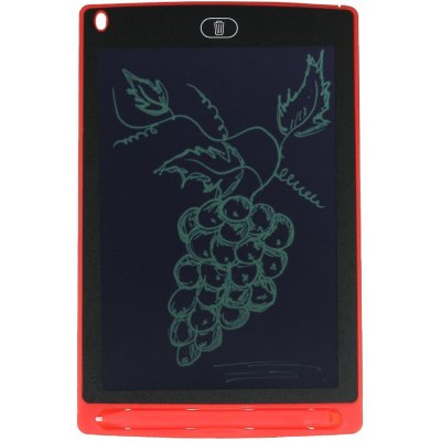 Kruzzel Grafická tabulka na kreslení se stylusem 8,5" Červená – Hledejceny.cz