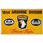Vlajka AIRBORNE 101.výsadková žlutá – Hledejceny.cz