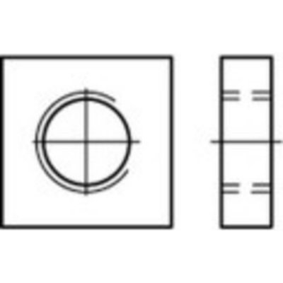 TOOLCRAFT 109025 čtyřhranné matice M2 DIN 562 ocel 100 ks – Sleviste.cz