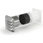 Faber E-Jal Col 150 - stěnová příruba s Thermoboxem a venkovní nerezovou žaluzií – Hledejceny.cz