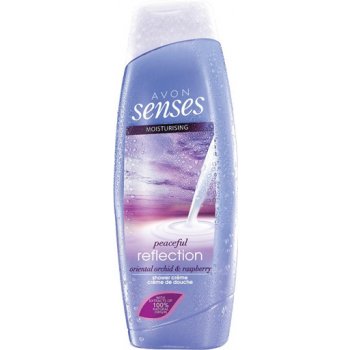 Avon Senses Peaceful Reflection Oriental Orchid & Raspberry sprchový krém 500 ml