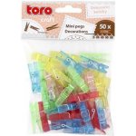 Toro pastové kolíčky na prádlo assort barev 3,5 cm 50 ks – Zboží Dáma Toro pastové kolíčky na prádlo assort barev 3,5 cm 50 ks – Zboží Dáma