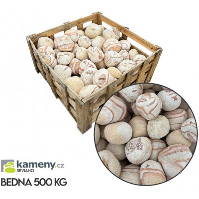 Okrasné kameny Rainbow valouny Vyberte si balení: Bedna - 500 kg - DOPRAVA ZDARMA, Vyberte si velikostní frakci: 20 - 40 cm – Zboží Dáma