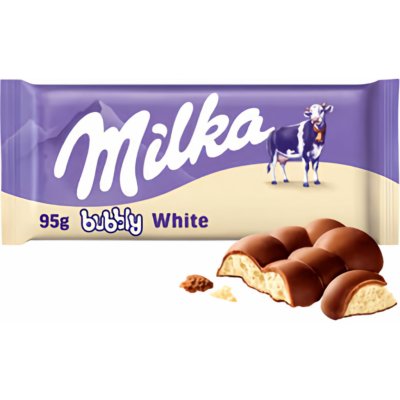 Milka Bubbly White 95 g – Zbozi.Blesk.cz