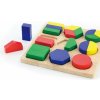 Dřevěná hračka Viga vkládačka barvy a tvary