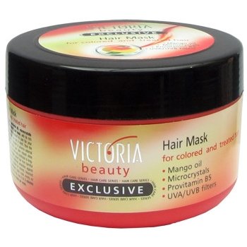 Victoria Beauty krémová maska pro barvené a chemicky ošetřené vlasy 350 ml