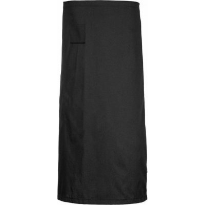G.Gastro 5 ks Zástěra do pasu s kapsou černá 76 cm D10134938 – Hledejceny.cz